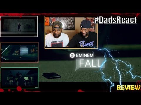 DADS REACT | EMINEM x FALL VIDEO | REACTION & BREAKDOWN | WE KNOW WHO'S CHASING HIM !!!