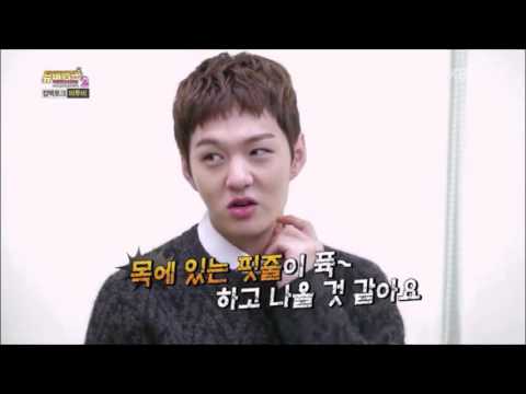 음악방송에서 고음 힘든척 연기하는 아이돌(은 비투비 창섭)