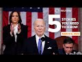 Biden takes on Trump in fiery State of the Union speech - Five stories you need to know | Reuters