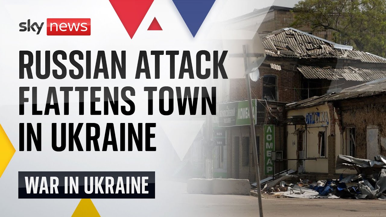 Ukraine war: Inside Vovchansk - the town being flattened by Russia's offensive