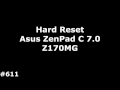 Hard Reset ASUS ZenPad C 7.0 Z170MG