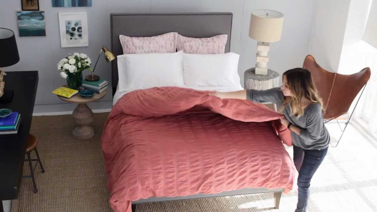 How to: The Layered Bed | west elm - YouTube