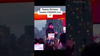 Tommy Richman Sounds ABSOLUTELY COOKED Live #shorts