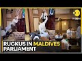Maldives: Government and opposition MPs clash over vote on Muizzu's new parliament
