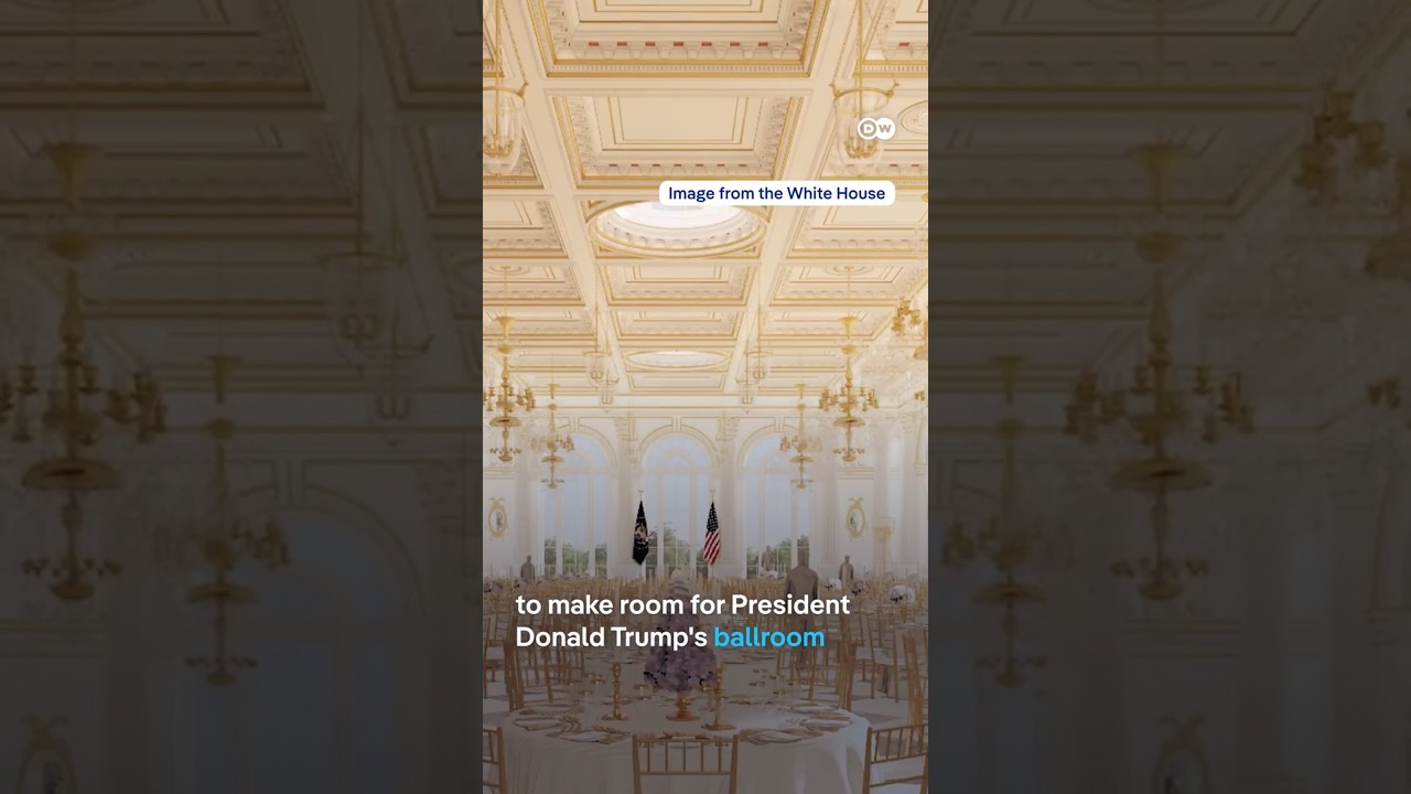 Trump tears down part of the White House East Wing to build $250 million ballroom | DW News