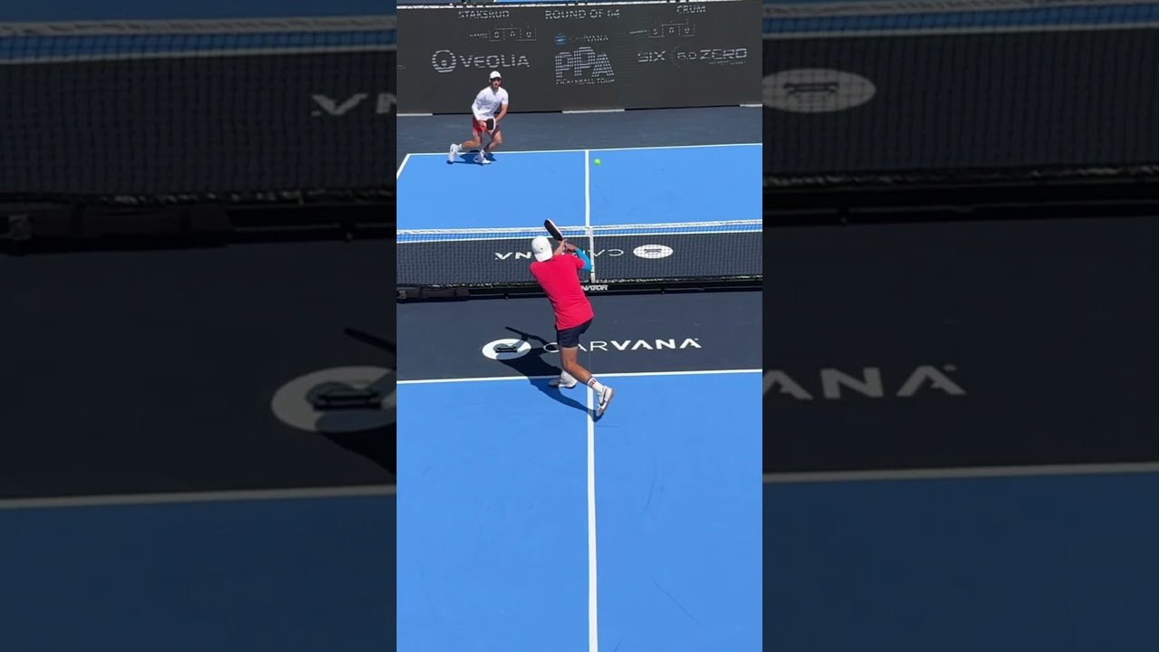 Federico Staksrud and Alex Crum are a box office pickleball matchup 🔥