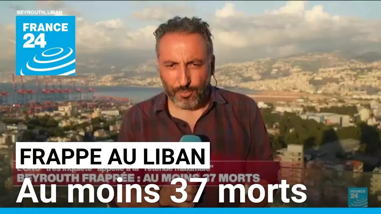 Le bilan de la frappe israélienne à Beyrouth passe à 37 morts • FRANCE 24