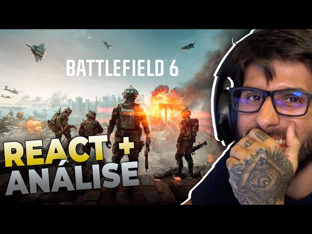 REACT + ANÁLISE DO TRAILER DO NOVO BATTLEFIELD!!!