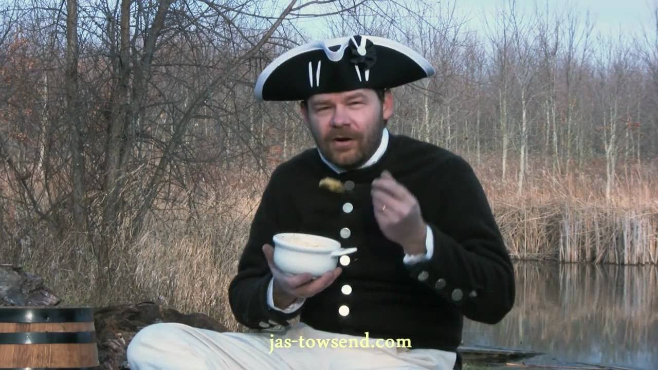 Making Hasty Pudding - Jas Townsend and Son - YouTube