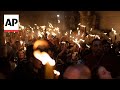 Eastern Orthodox worshippers throng Holy Fire ceremony in Jerusalem