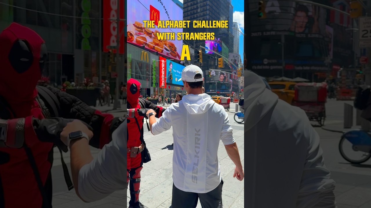 Greeting people in NYC with the ABC’s