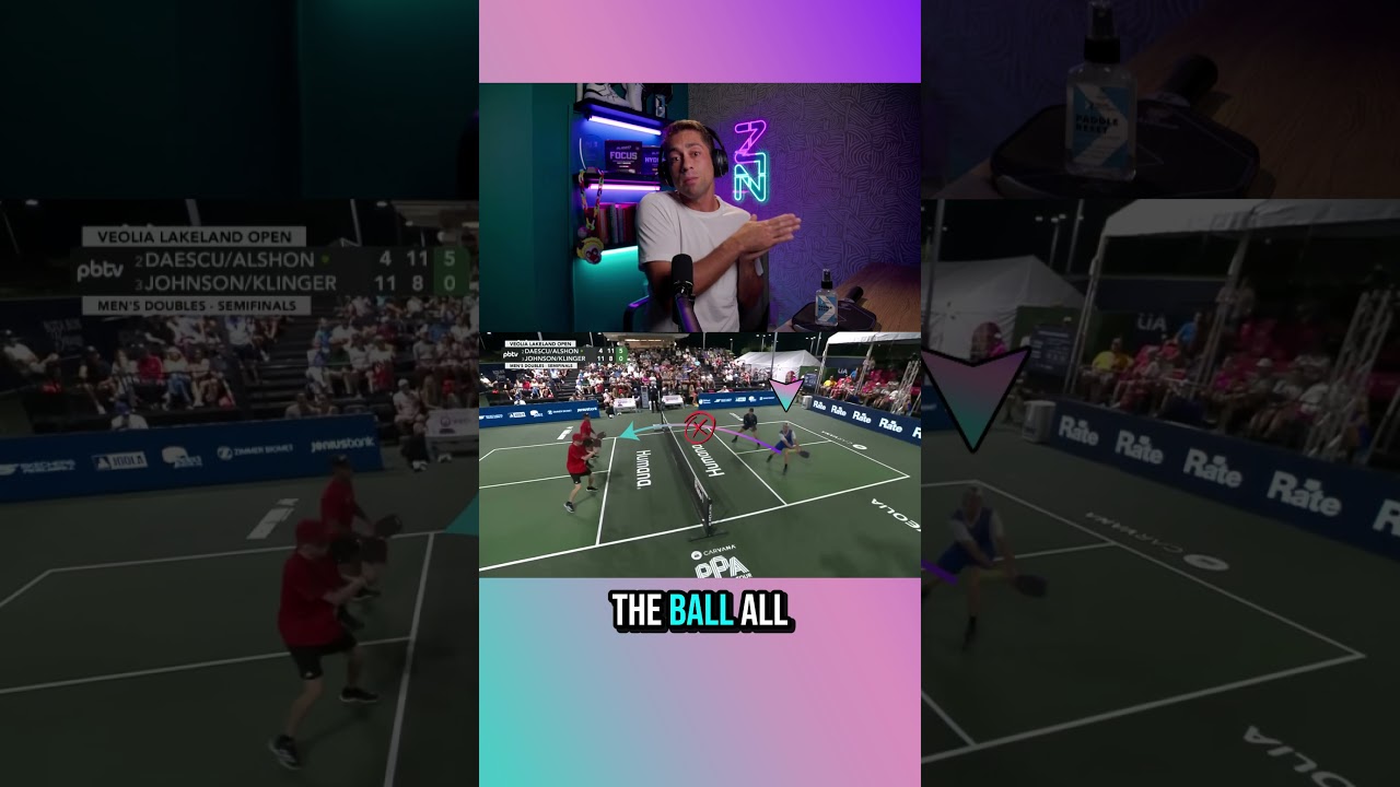 Wild Pro Pickleball Breakdown! - Check out this point from the professional Pickleball Association!