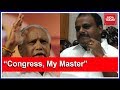 BJP slams Kumaraswamy for Cong. my Master, remarks