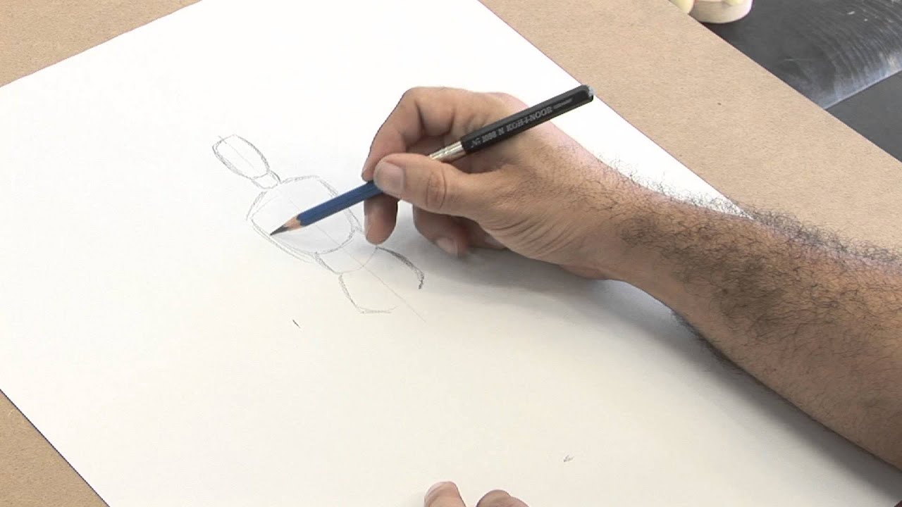 How to Draw a Human Body : Figure Drawing Techniques - YouTube