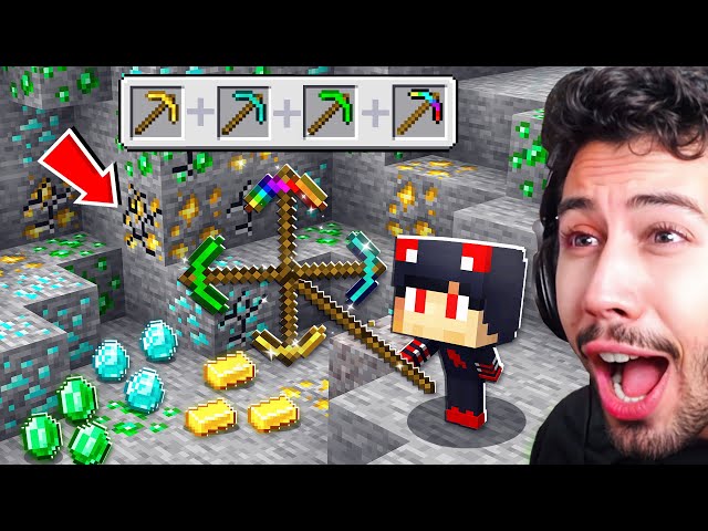 اكتشفنا أغرب بيك اكس مدموج سري في قرية ماين كرافت !!؟
