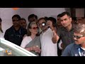 Lok Sabha Elections 2024: Rahul, Sonia Gandhi Cast Vote at a Polling Booth in Delhi | News9