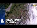 Driver missed sharp curve before quarry crash