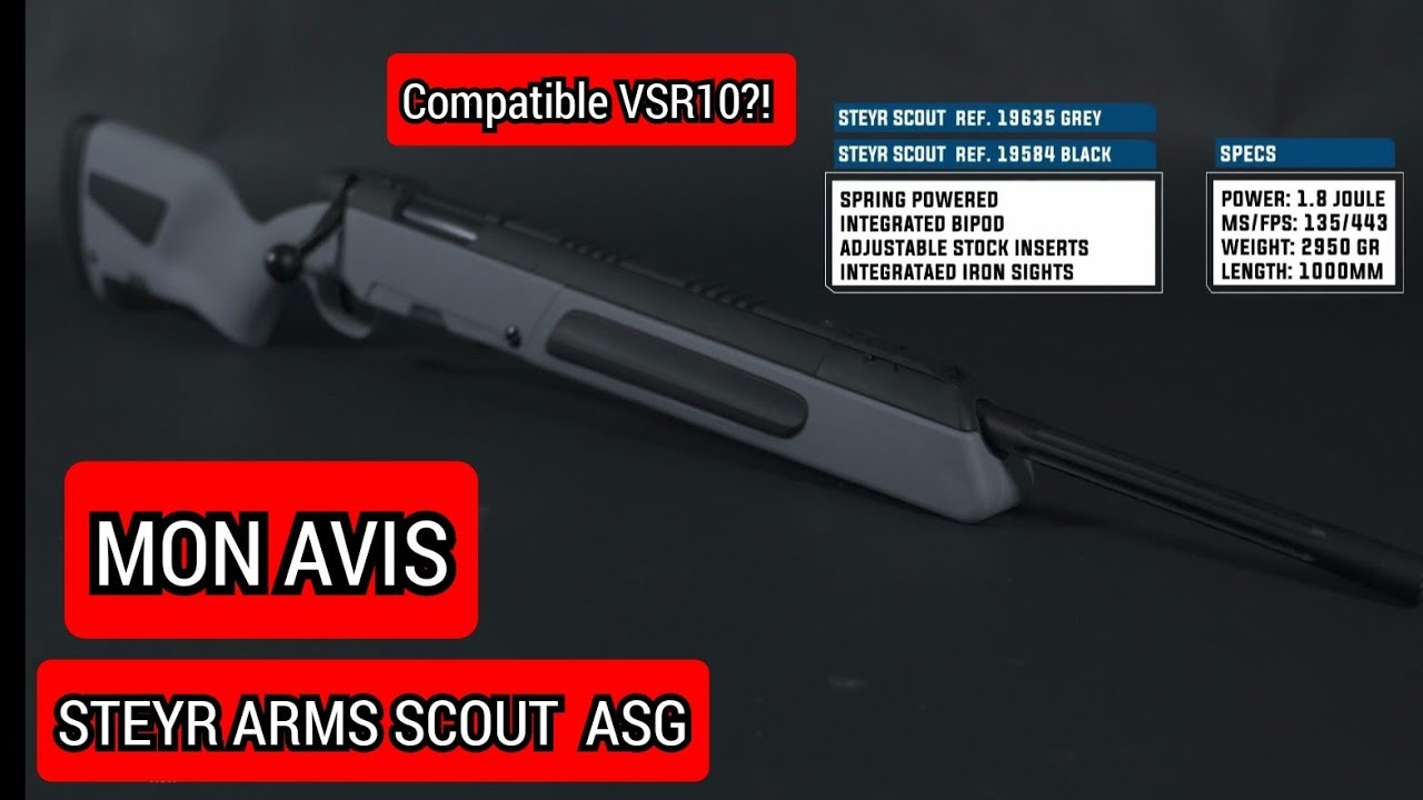 Airsoft fr / MON AVIS sur le STEYR ARMS SCOUT Asg