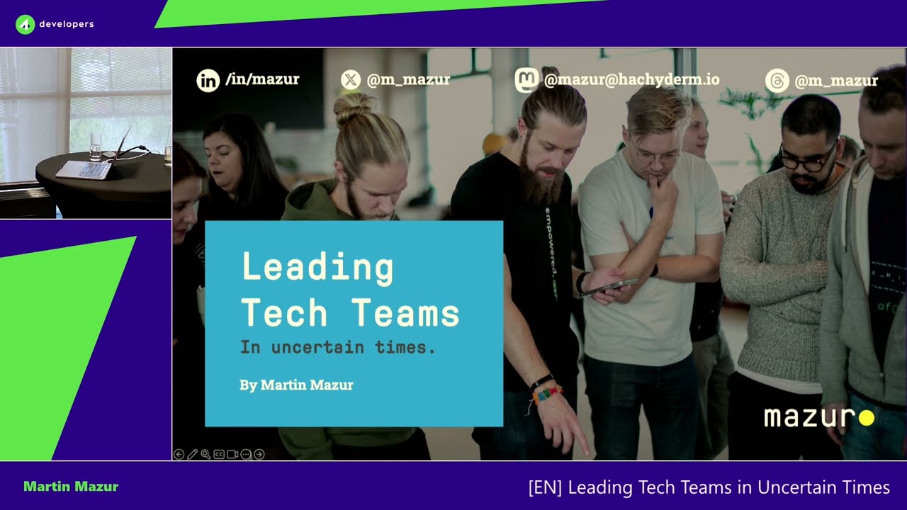 4Developers 2024: Martin Mazur - Leading Tech Teams in Uncertain Times