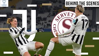 Reaching the UWCL Quarter Finals! | Juventus Women vs Servette | Inside Allianz Stadium