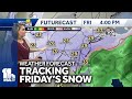 Tracking the next snowstorm Friday