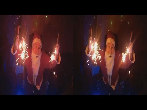 SANTA CLAUS 3D! Merry Christmas 2017 ! 3D video