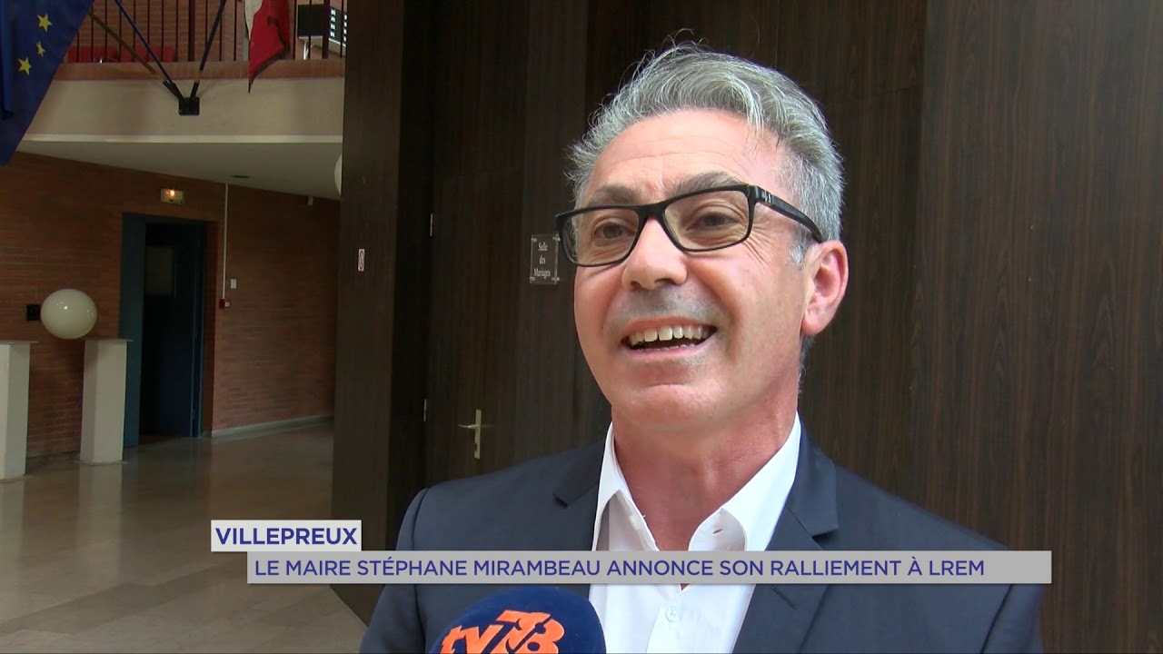 Villepreux : le maire Stéphane Mirambeau annonce son ralliement à LREM