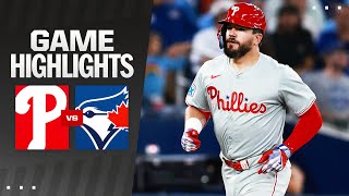 Phillies vs. Blue Jays Game Highlights (9/3/24) | MLB Highlights