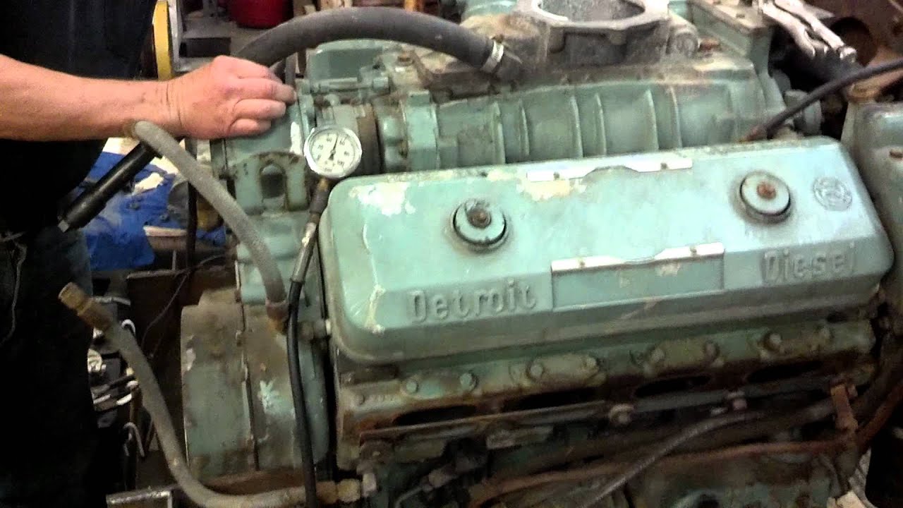 8v71 detroit diesel engine youtube