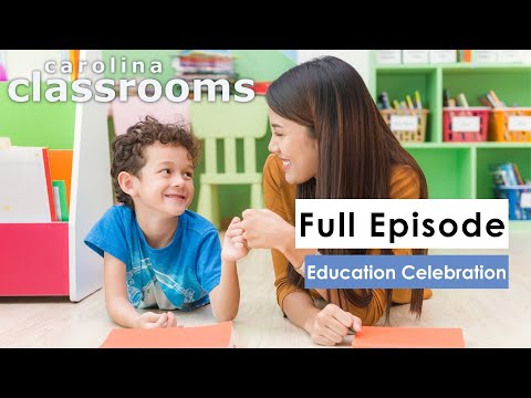 screenshot of youtube video titled Education Celebration | Carolina Classrooms