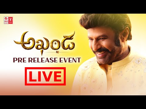 Akhanda pre-release event LIVE- Nandamuri Balakrishna, Boyapari Srinu Akhanda pre-release event LIVE- Nandamuri Balakrishna, Boyapari Srinu