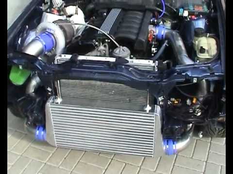 Bmw e34 m50 turbo kit #4