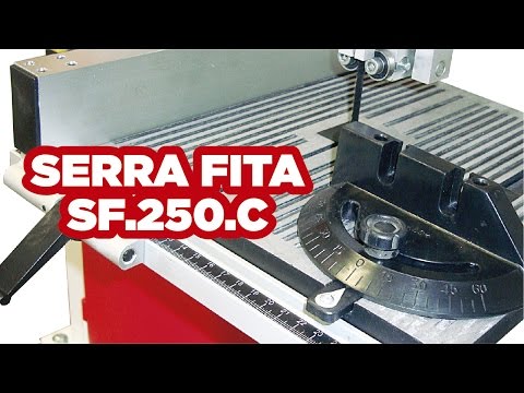 Serra Fita com Mesa Inclinável Mono 250mm 1/2CV Maksiwa - Vídeo explicativo