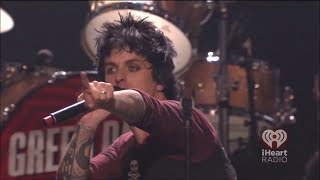 Green Day - Basket Case (partial) / Billie Joe's meltdown [iHeartRadio 2012]