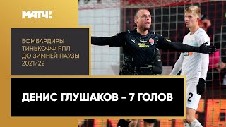 Все голы Дениса Глушакова в первой части сезона Тинькофф РПЛ 2021/22