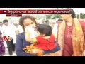 Manchu Lakshmi Visits Tirumala with Family