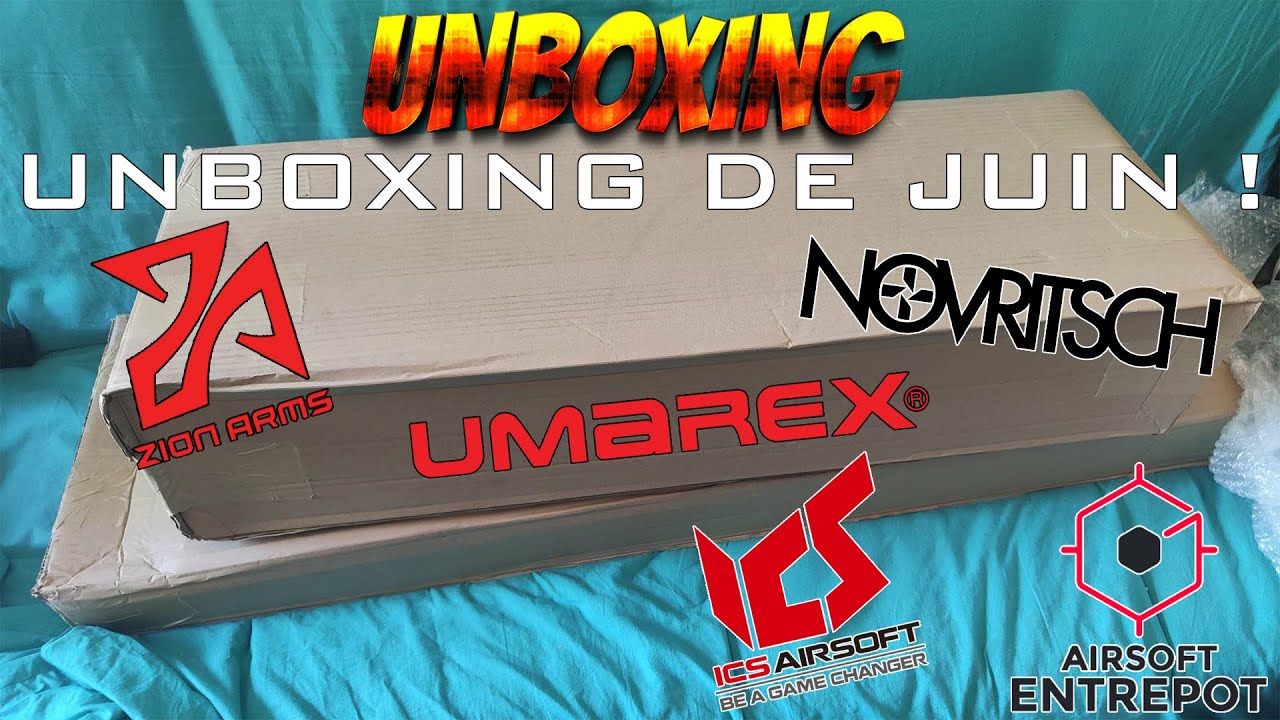 UNBOXING AIRSOFT - UNBOXING DE JUIN ! (Airsoft Entrepot) [FR]