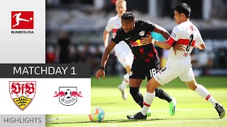 VfB Stuttgart — RB Leipzig 1-1 | Highlights | Matchday 1 – Bundesliga 2022/23