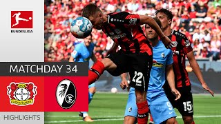 Bayer 04 Leverkusen — SC Freiburg 2-1 | Highlights | Matchday 34 – Bundesliga 2021/22