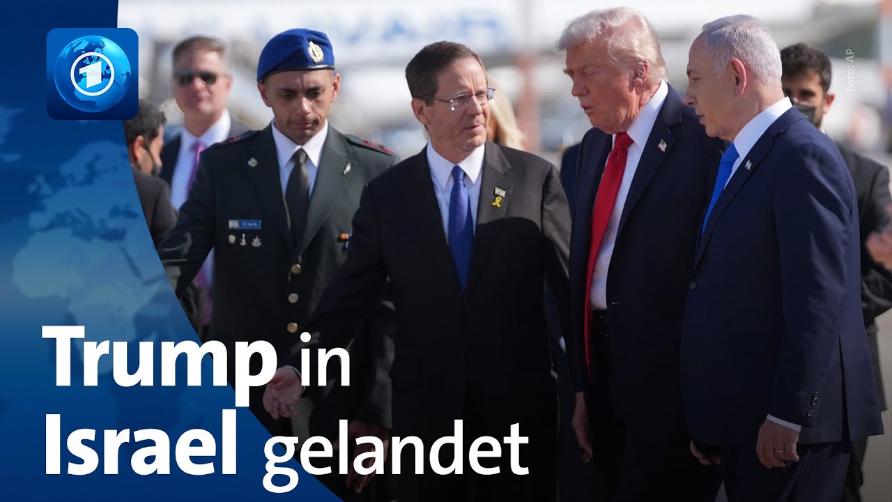 Trump in Israel gelandet: US-Präsident startet Nahost-Reise