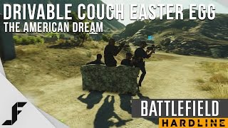 Battlefield Hardline - Drivable Couch Easter Egg