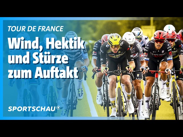 Tour de France, 1. Etappe Highlights: Massensprint um das Gelbe Trikot | Sportschau