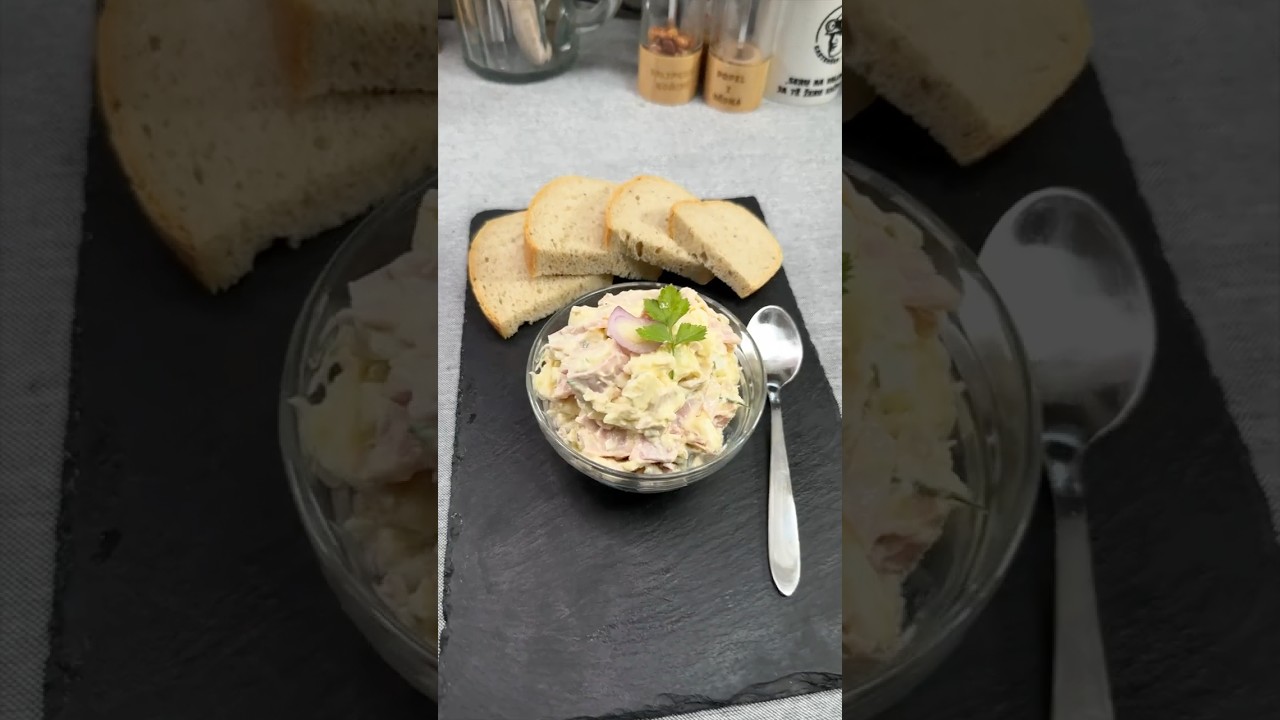 Hermelínový salát ❤️ #ostravskygastrošef #heřmangazda #hermelin