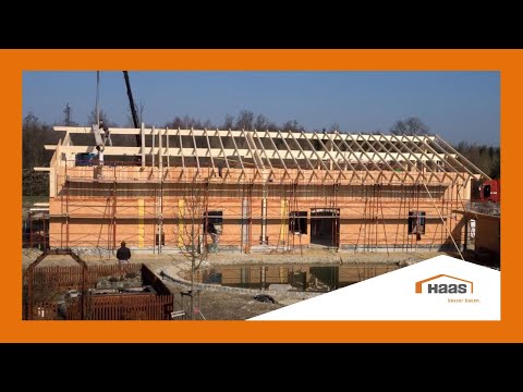 Video zum Aufbau einer Maschinenhalle von Haas Landwirtschaftsbau