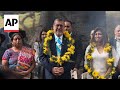 Indigenous Guatemalans welcome new president with Mayan ceremony