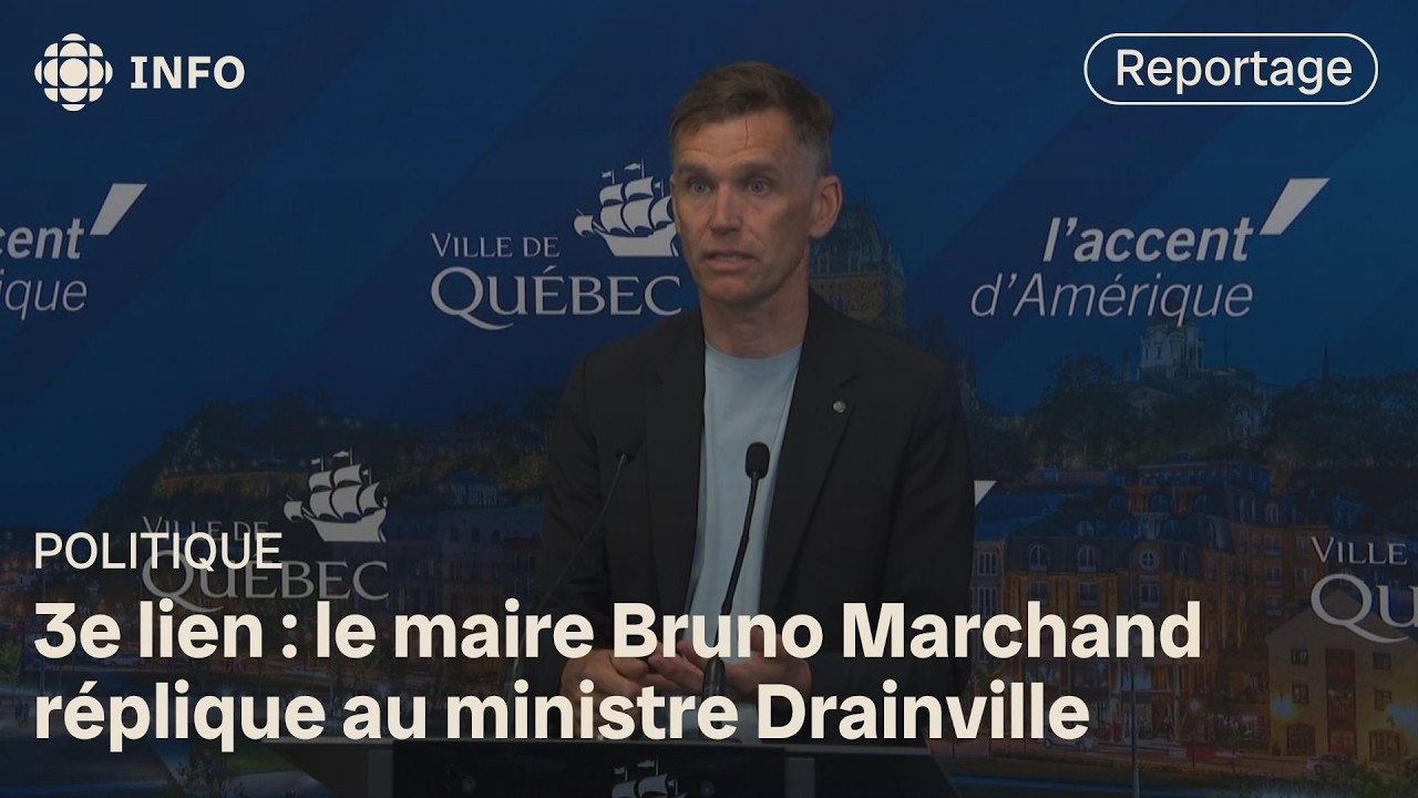 Troisième lien : le maire Bruno Marchand refuse de se fier à un «ressenti»