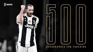 #Chiello500 | Giorgio Chiellini makes his 500th appearance for Juventus!