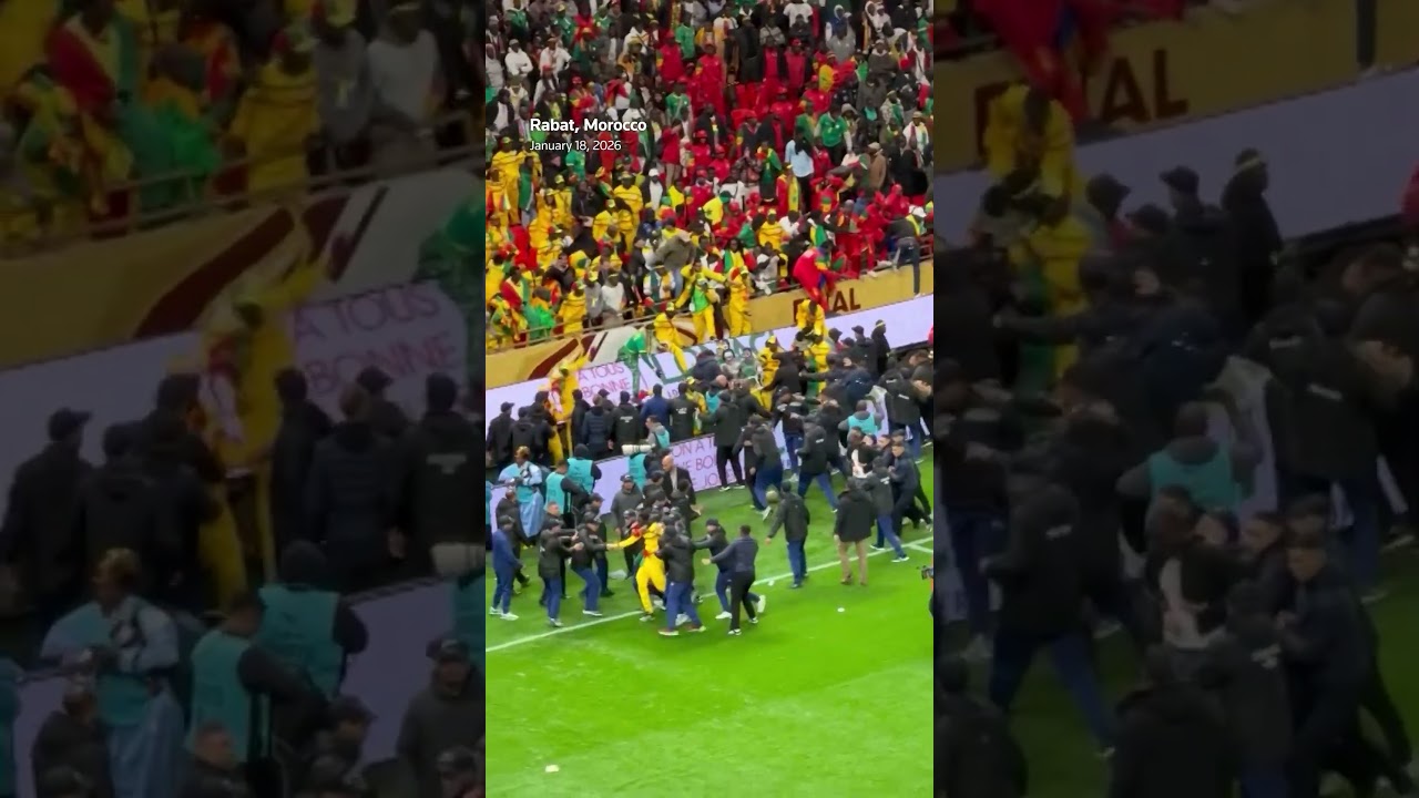 Senegal fans clash with security at Africa Cup of Nations final