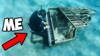 I Played MrBeast's Song Underwater