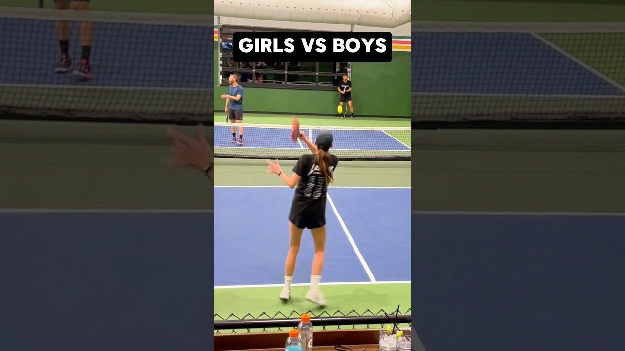Girls vs Guys in Pickleball